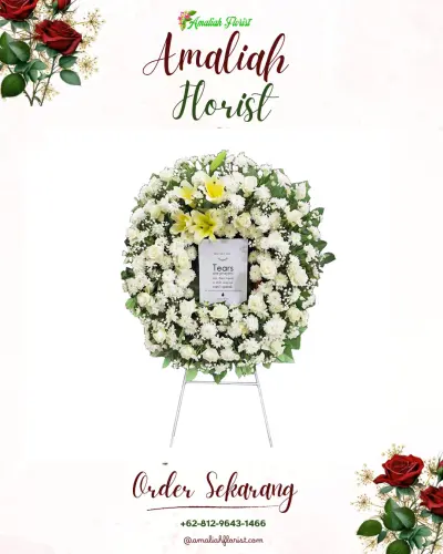 Krans Bunga Duka Cita di Murung Raya