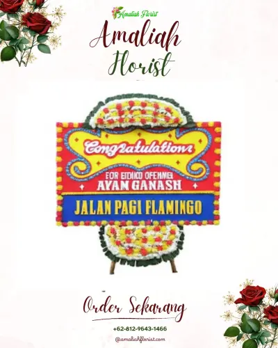 Bunga Papan Congratulation di Murung Raya